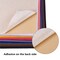 19 Colors 8.3x11.8 Velvet Fabric Sticky Back Adhesive Back Sheets A4 Self-Adhesive Velvet Fabric Sheet for Halloween Christmas Decor Art and Craft Making